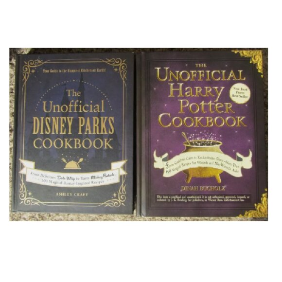 The Unofficial Harry Potter Cookbook & The Unofficial Disney Parks Cookbooks - Picture 1 of 6